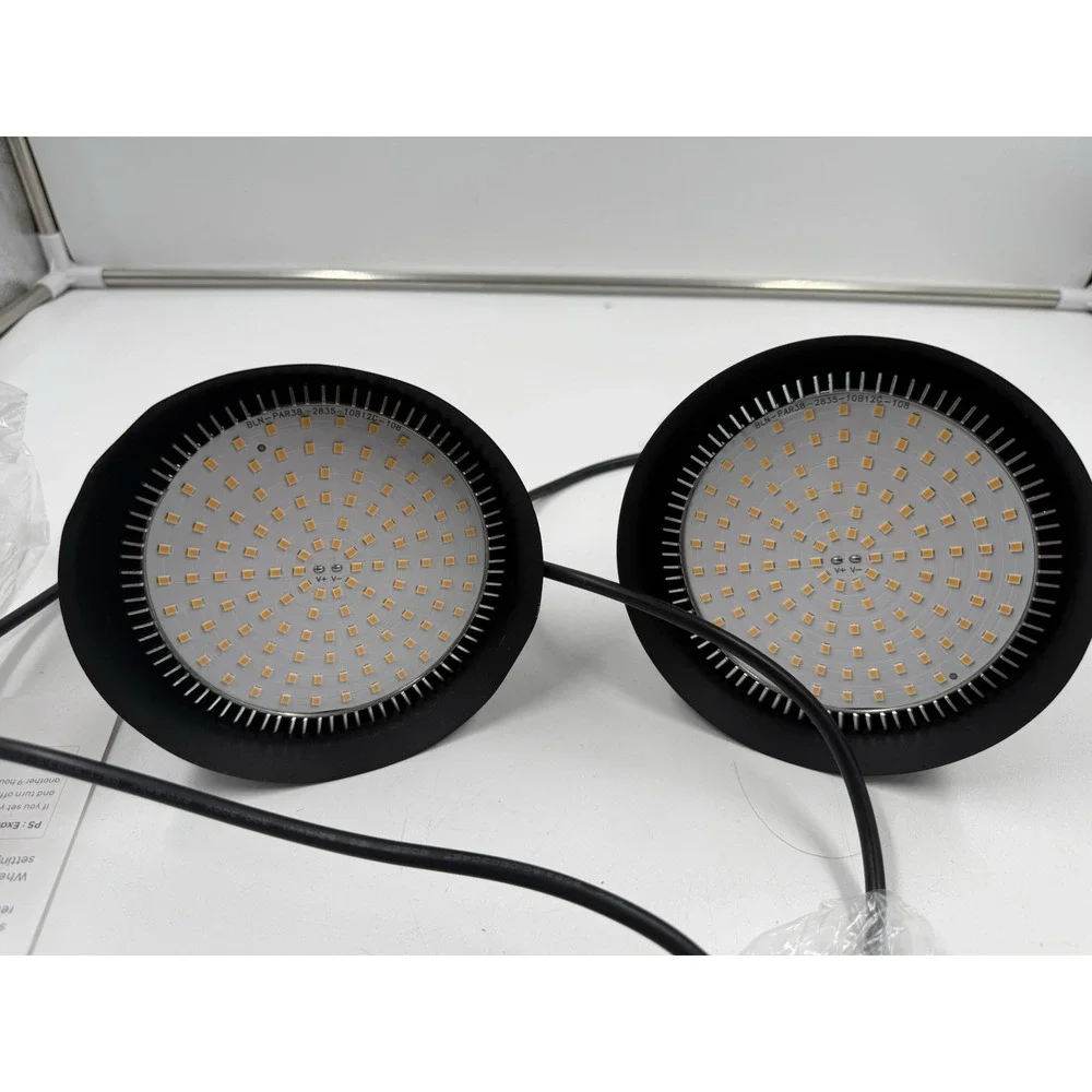 Bastrip‎ 50W Double Head One Cord Grow Lights For Indoor Plants Full Spectrum